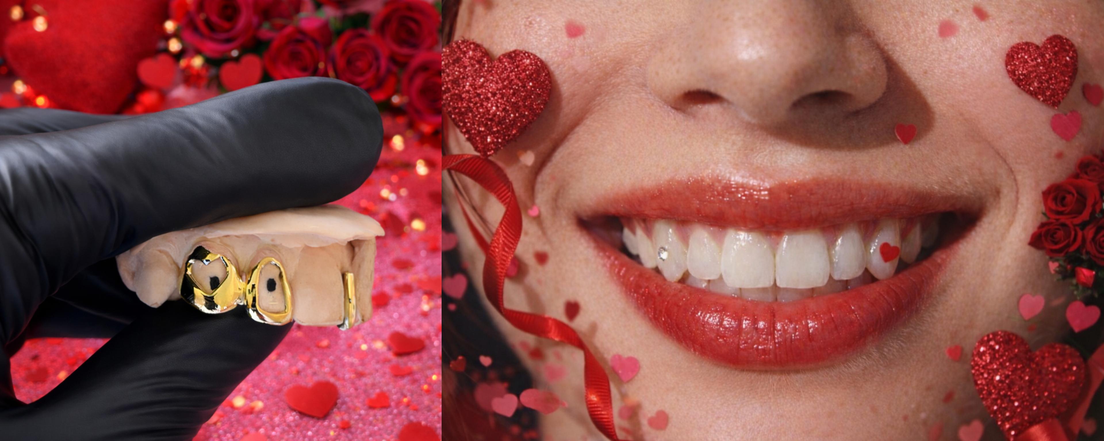 Alla hjärtans dag –  2 Grillz & Tandsmycken i paket